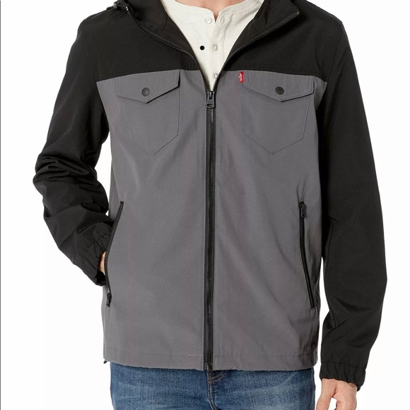levi's rain jacket mens